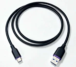 Black TYPE-C to USB 2.0 A Male USB Cable